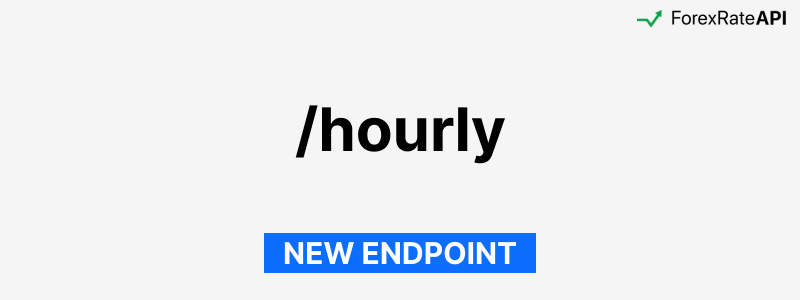 hourly endpoint New API Endpoint: hourly